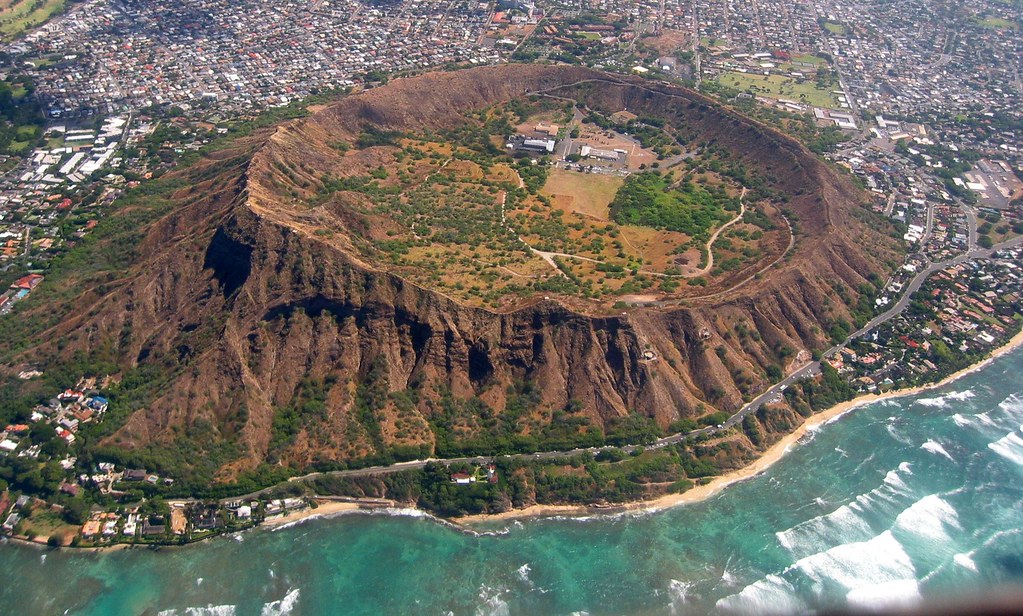 Diamond Head East Aerial View, Waikiki and Honolulu Hawaii, Summer  ≡  Eric Tessmer, Molokai, Hawaii