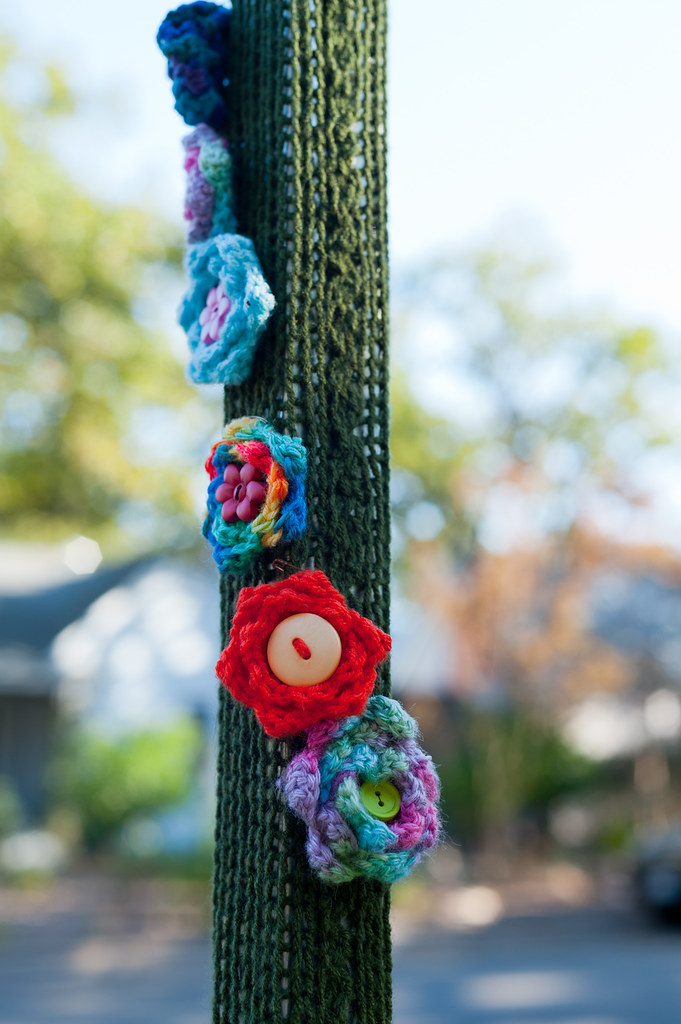 Knit-Bomb Flowers
