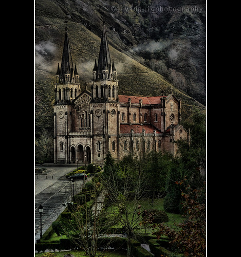 Basilica de Santa Maria La Real de Covadonga by davidpuig | photography