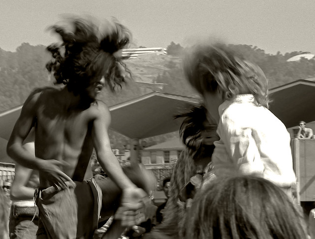 Berkeley 1967 - Dancers in Lower Sproul Plaza