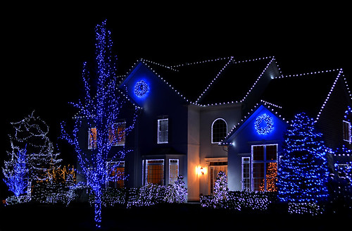 christmas blue holiday festive lights newjersey nj monmouthcounty merry holmdel