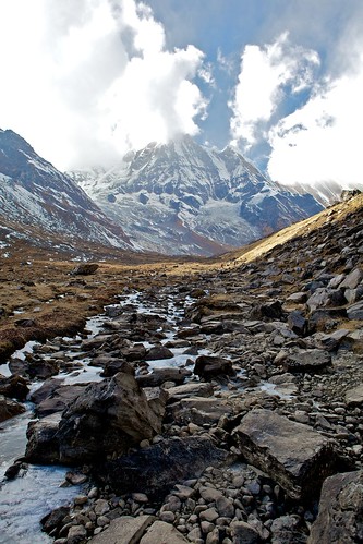 nepal mountains south abc annapurna
