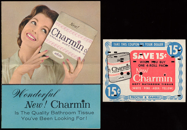 New Charmin Bathroom Tissue, 1960