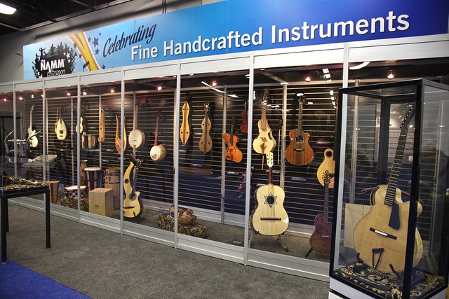 Spot on right, at Fine Handcrafted Instruments display