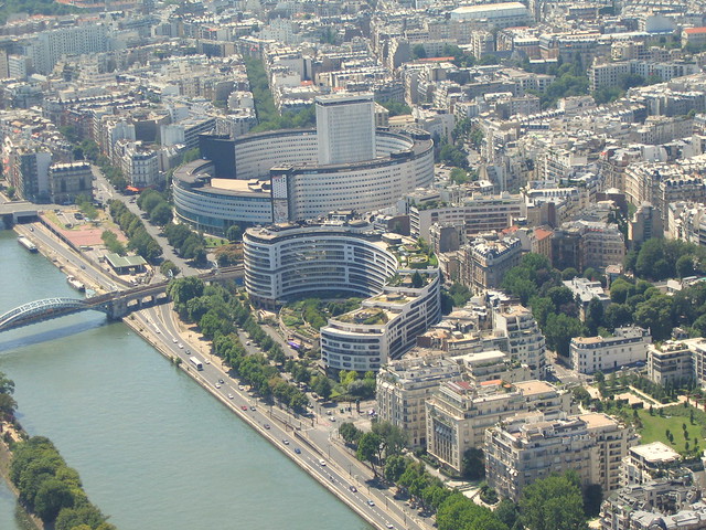 PARIS, VU DE LA TOUR EIFFEL. PARIS VIEW FROM THE TOP OF EIFFEL TOWER, FRANCE