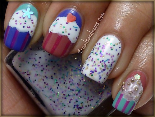 Cupcake Nails | Guest Post for Marta - Chit Chat Nails Polis… | Flickr