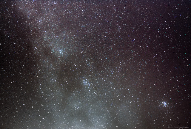 Milky Way and Pleiades