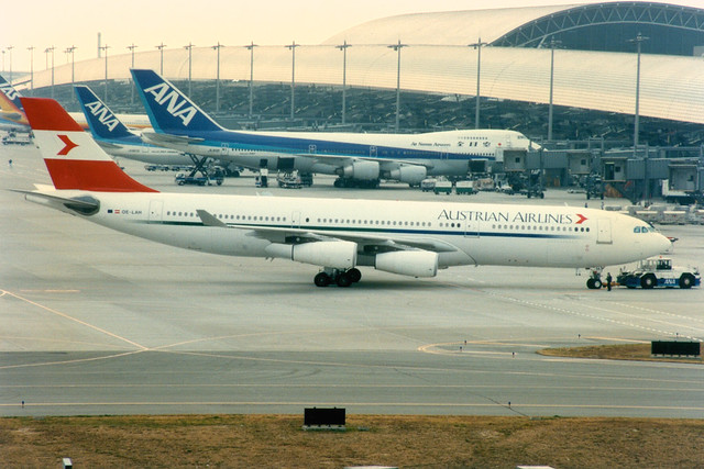 Austrian Airlines | Airbus A340-200 | OE-LAH | Osaka Kansai