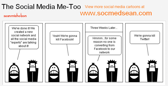 Social Media Cartoon - The Social Media Me-Toos | Unfortunat… | Flickr