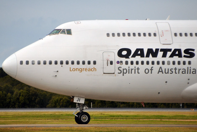 VH-OJI 'Longreach' Boeing 747-438 Qantas