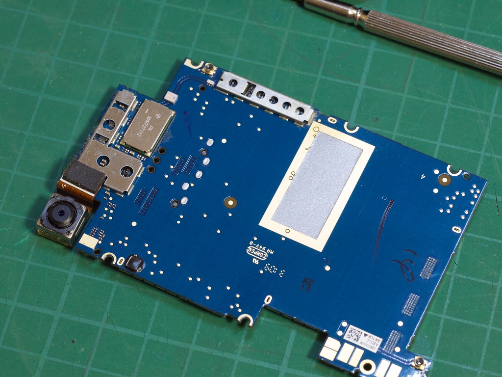 logic board down side