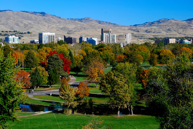 Autumn Arrives in Boise, Idaho