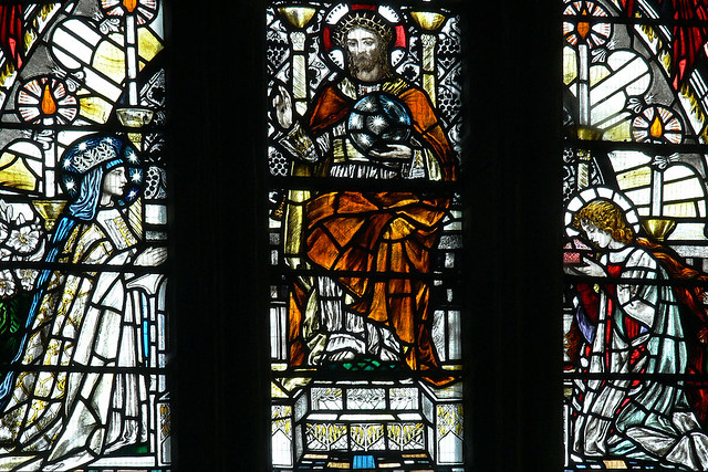 Fri, 04/15/2011 - 12:37 - Christopher Whall stained glass. Gloucester Cathedral 15/04/2011