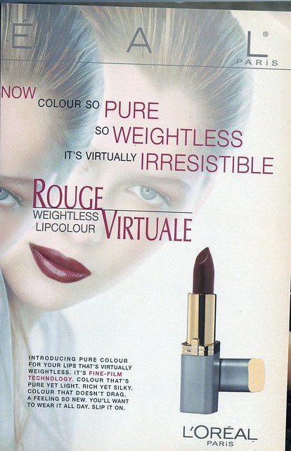 L'Oreal Rouge Virtuale, Jane Magazine, September 1999