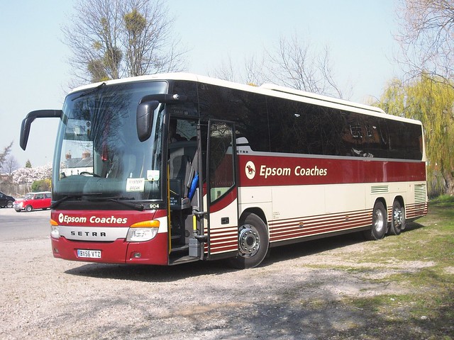 Epsom Coaches BX56VTZ Setra S416HD-GT @ Hereford