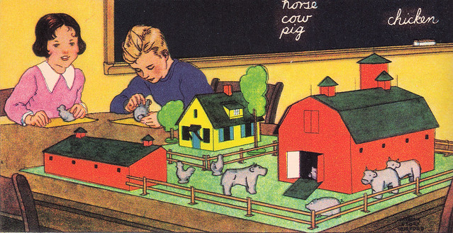 The Toy Farm illustrated by M.S. Hurford