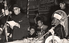 الجلسة الأولى من جلسات الدورة الثانية لمؤتمر العالم الإسلامي - 9 شباط 1951