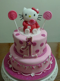 hello kitty birthday cake | by Pinkypie72