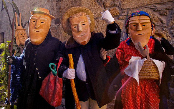 Máscaras del  carnaval de Lazarím