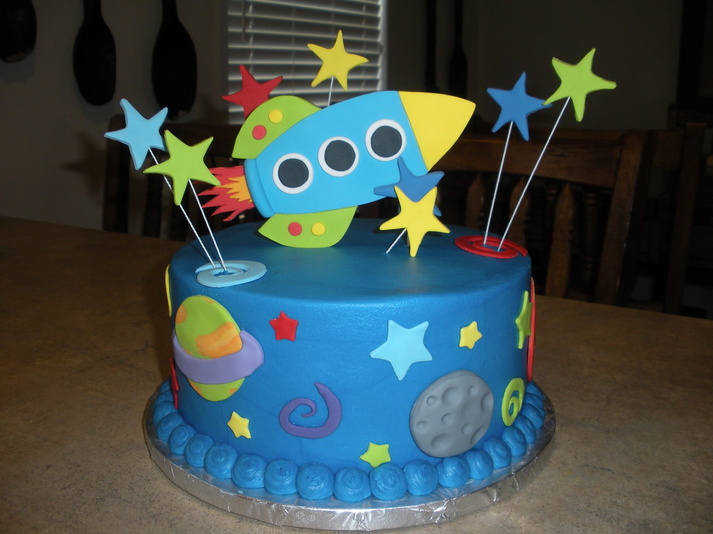 Space Rocket Cake