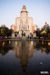 Don Quijote y Sancho en Plaza España