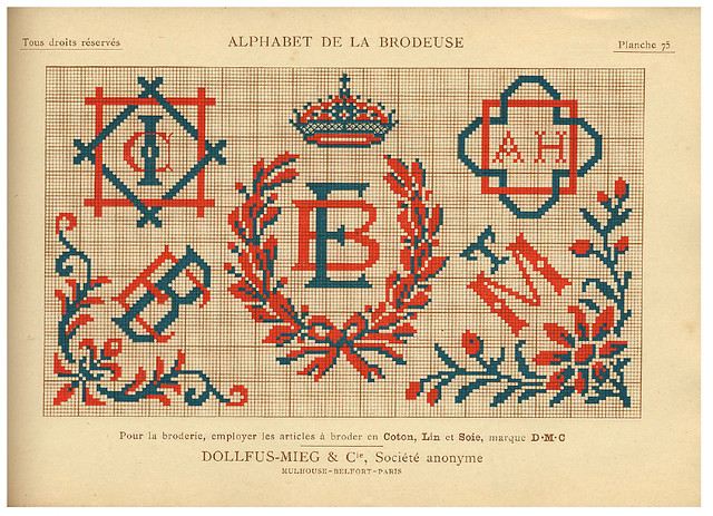 016-Alphabet de la Brodeuse1932- Thérèse de Dillmont