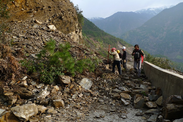 Landslide - BingZhongLuo, Yunnan, China