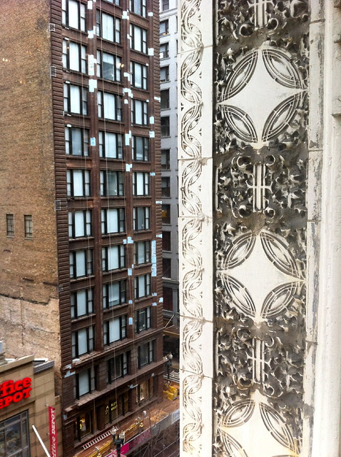 Detail of Louis H. Sullivan Building at 33 South State Street, Chicago