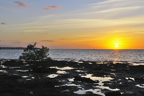 Sunrise at Bahia Honda by Art Mullis Photography (All Images Copyrighted), Sunrise in the Florida Keys with the old Bahia Honda (Flagler) Railroad Bridge in the background.

N