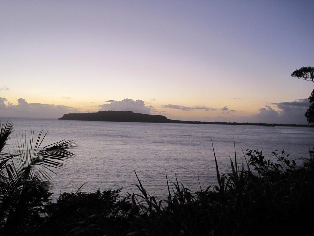 View of Wedding Cake Mountain from the Japanese Canon