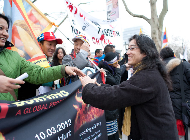 Demonstration zu Tibet 10.3.2012