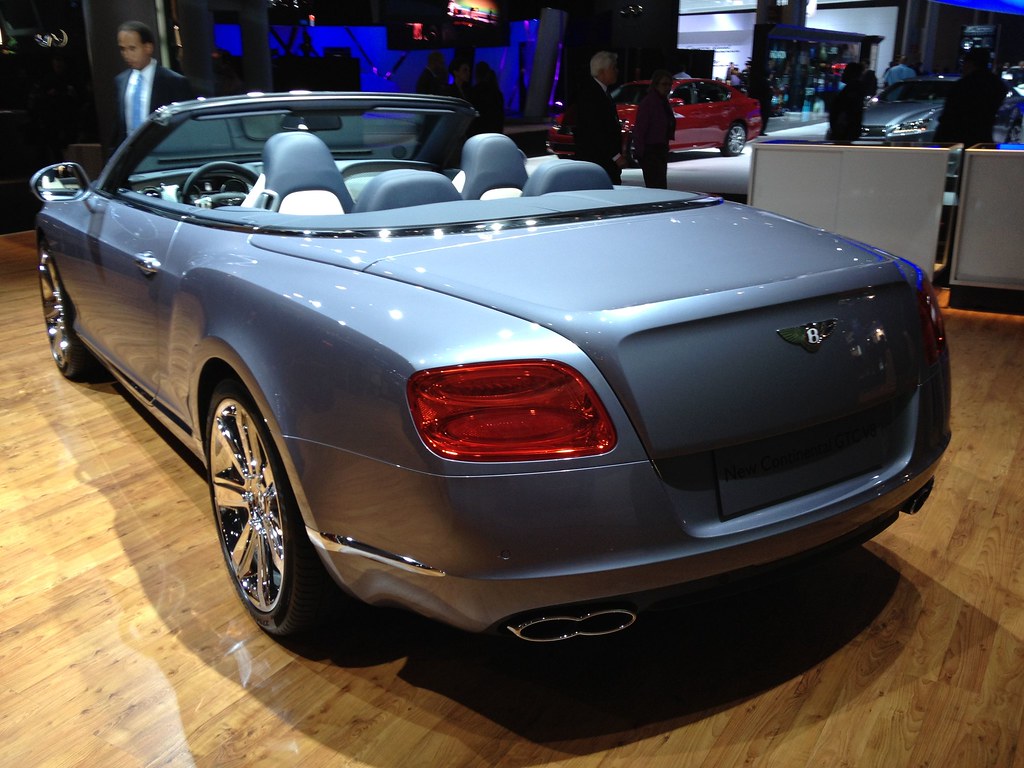 Image of Bentley Continental GTC V8 @ the 2012 New York International Auto Show