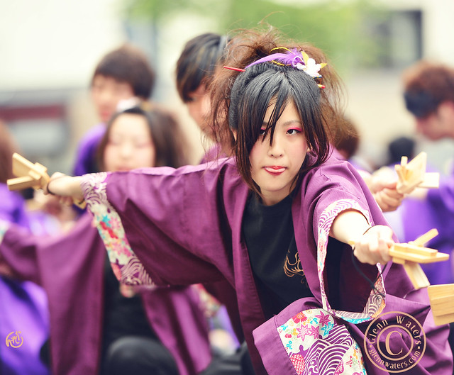 Concentration.    Yosakoi Dance Festival. Hirosaki Japan. Over 5,000 visits to this photo.