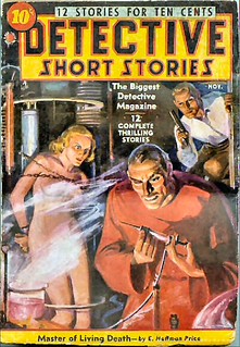 64 Detective Short Stories Nov-1937 2007 Diamond Comic Distributors Pulp Magazine Reprint Cover by J. W. Scott Includes Master of Living Death by E. Hoffmann Price