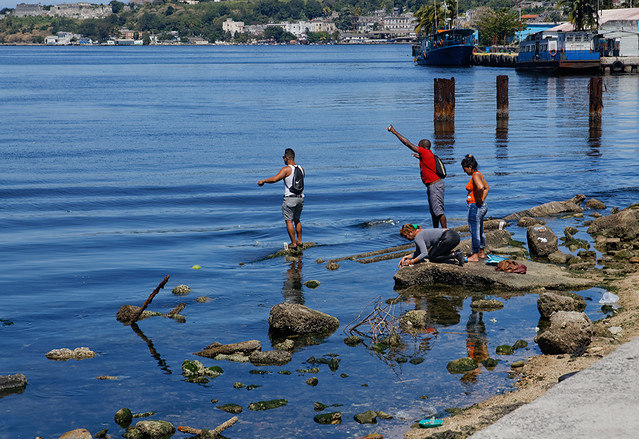 Fishing From Shore - Regla Cuba