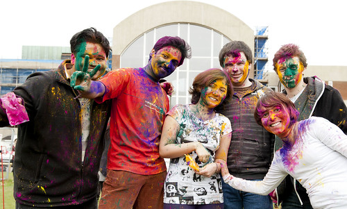 The Holi festival at Sussex