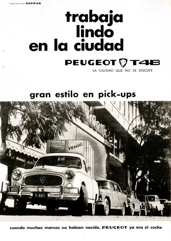 1968 Peugeot T4B (Argentina) 1