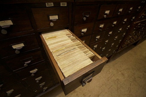 Digging through the card catalogue