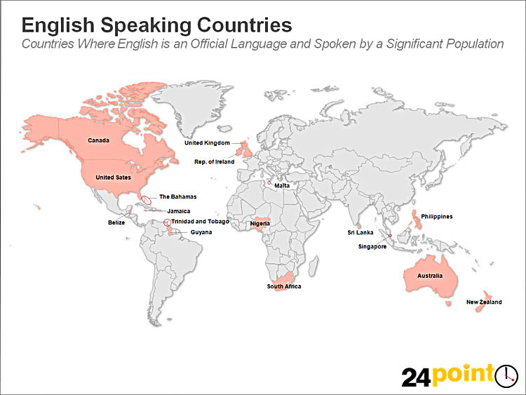 26 English Speaking Countries Map Maps Online For You - Gambaran