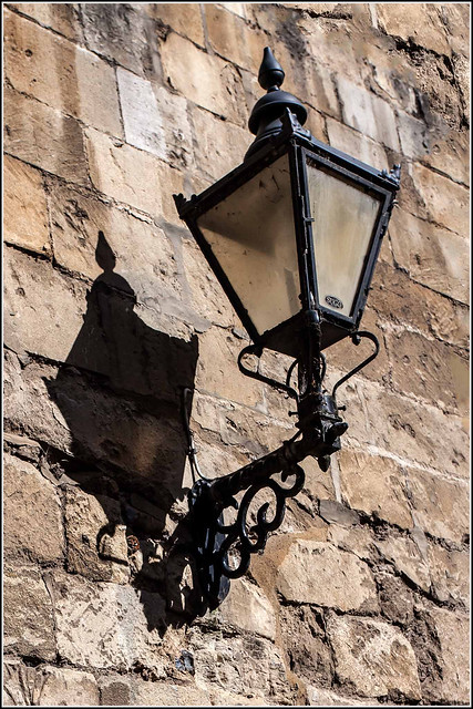 Old Cathederal Lamp & Shadow