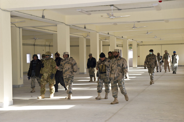 Afghan Border Police garrison inspections