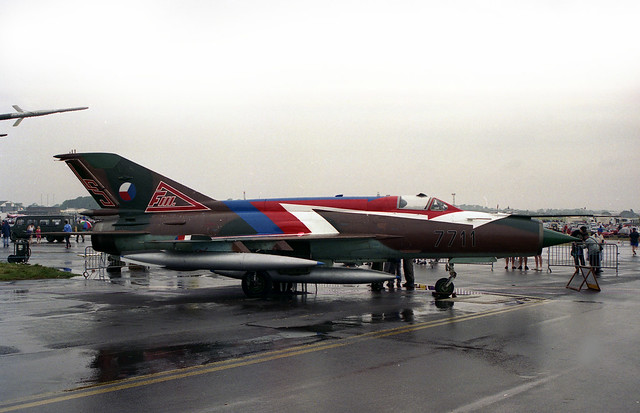 MiG-21: 7711 Czech Air Force RAF Fairford 1994