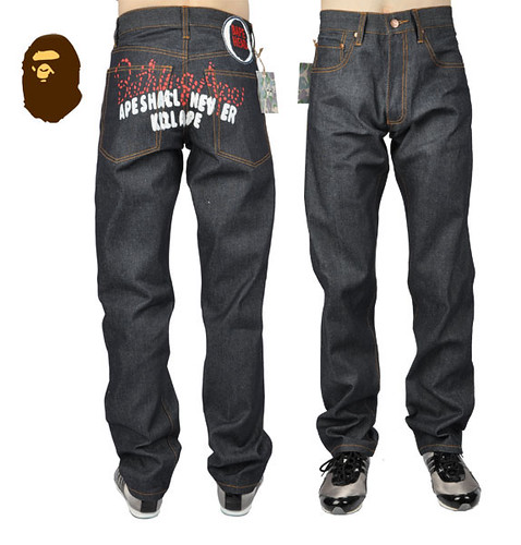 bape-jeans-4 | 2011 new style Bape jeans, wholesale Bape men… | Flickr