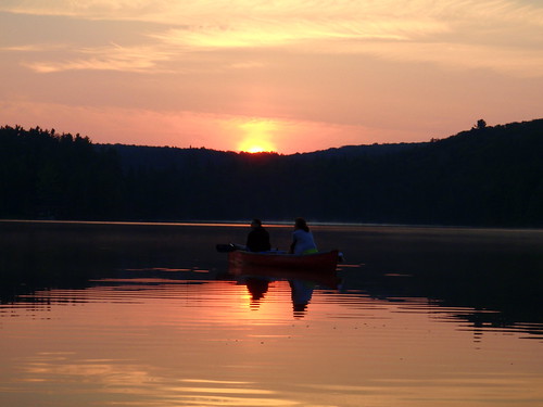 Sunset while Canoeing