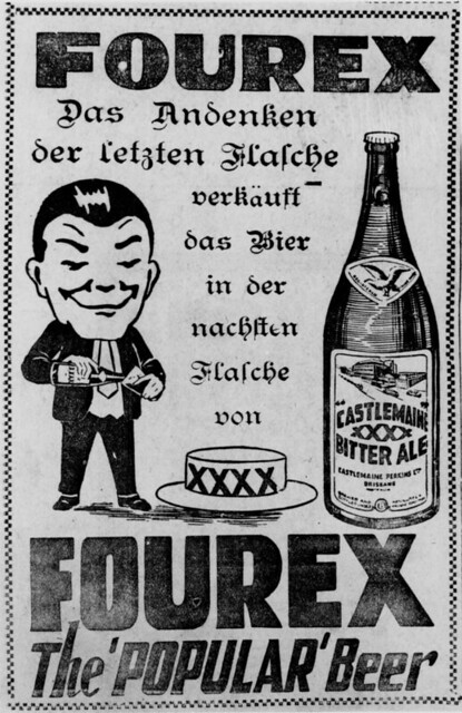 Fourex beer advertisement