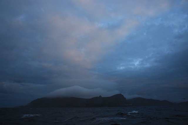 Dawn Cloudscape Above Antipodes Islands Remote New Zealand