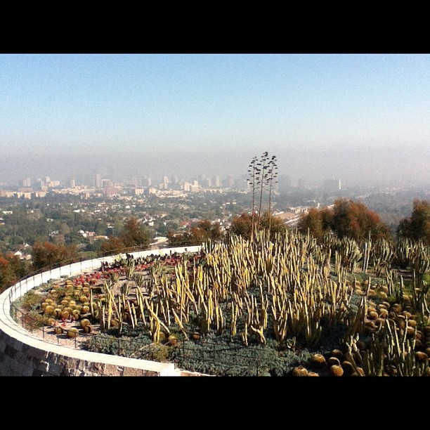 South from Cactus Garden to UCLA, I-405 : Getty Center, Los Angeles - 24 Feb 2012