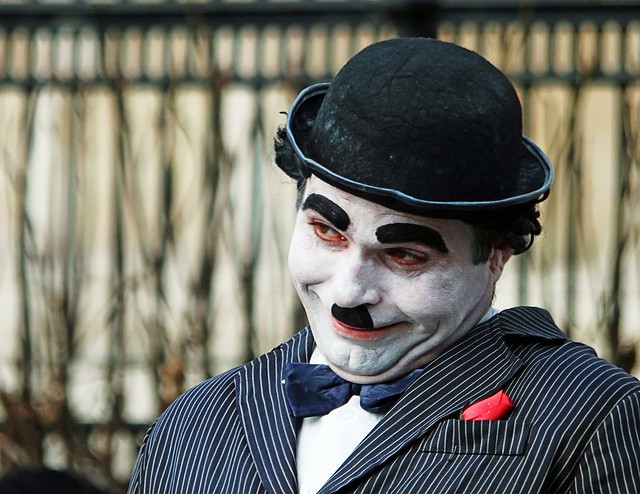 Charlie Chaplin - Trafalgar Square (X-S1) Feb 2012