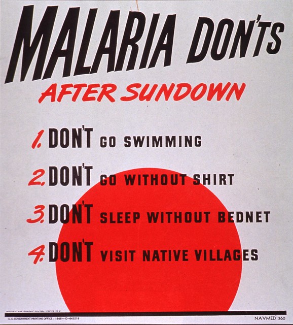 Malaria don'ts after sundown