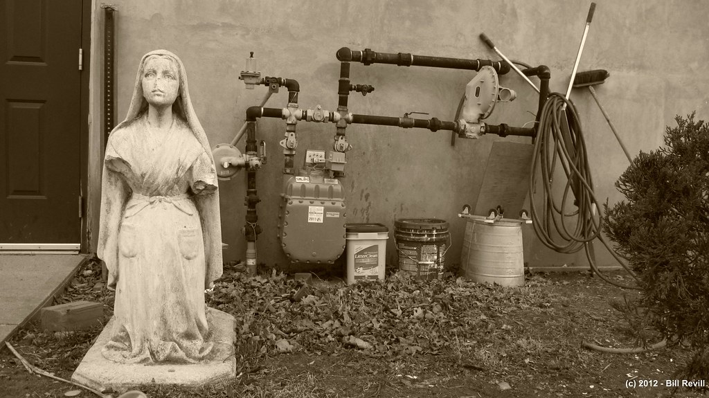 Mary of the gas meter and buckets